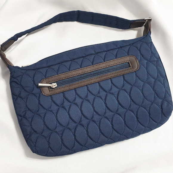 Lug Trotter Handbag in Navy Blue - Picture 2 of 10